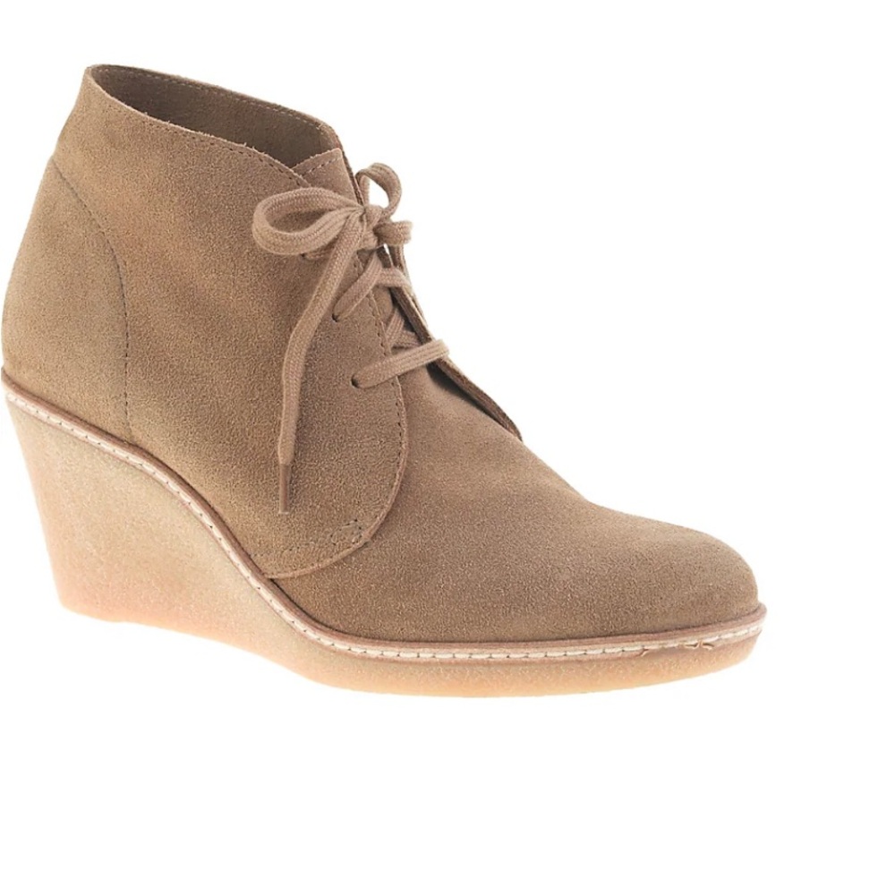 J. Crew MacAlister Tan Suede Desert Boots sz 8